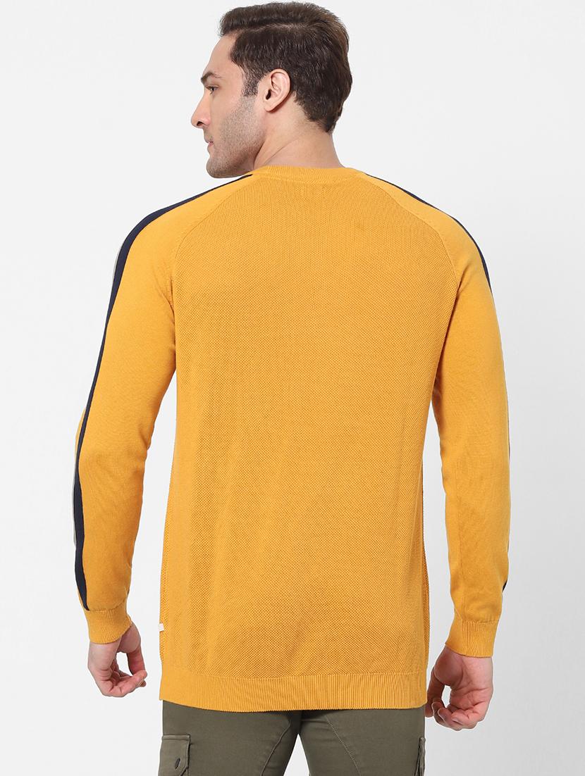 yellow side taped pullover - 18083840 - Standard Image - 3