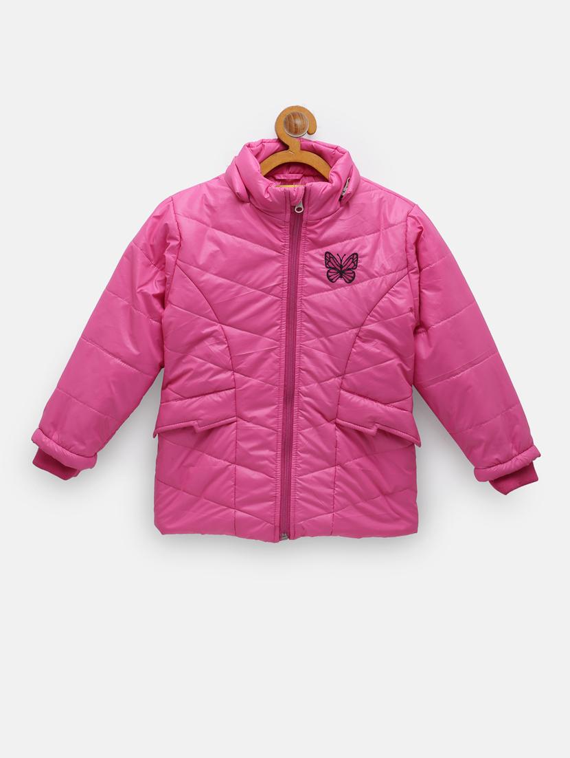 pink solid jacket - 18089272 - Zoom Image - 0