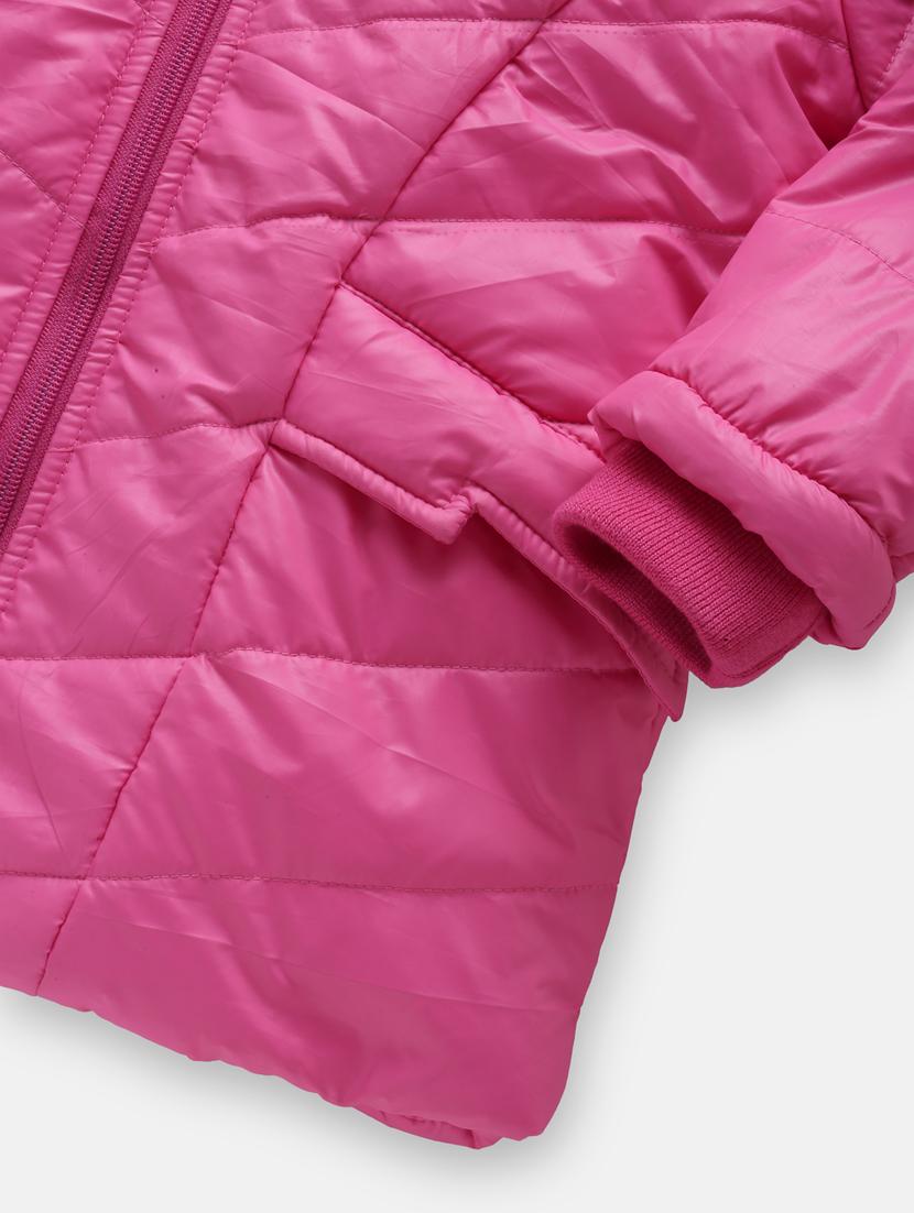pink solid jacket - 18089272 - Standard Image - 3