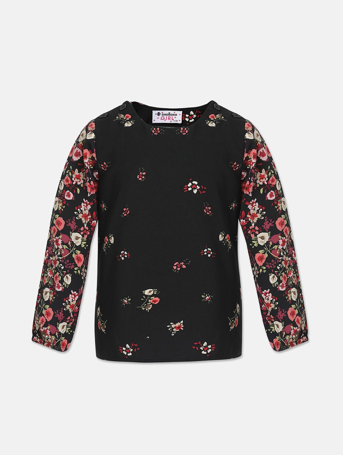 girls round neck top - 18105889 -  Zoom Image - 0