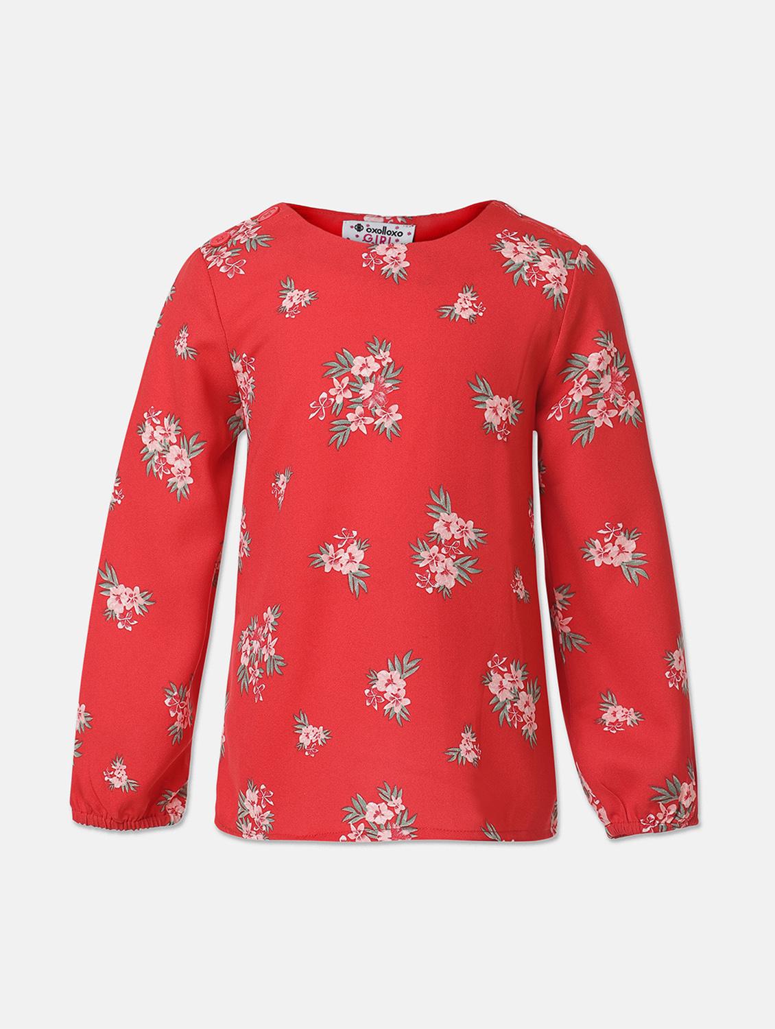 girls round neck top - 18105890 -  Zoom Image - 0