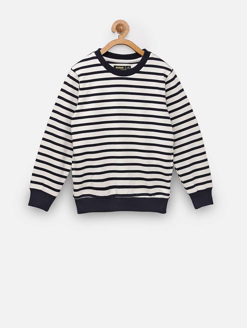 white cotton sweatshirt - 18106340 -  Zoom Image - 0