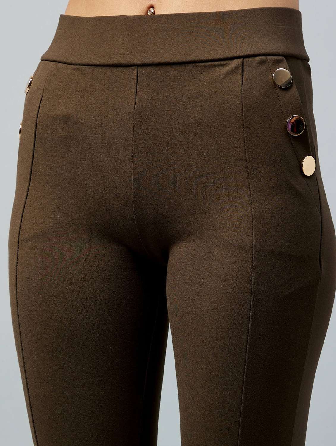 high rise solid jegging - 18106532 -  Standard Image - 5