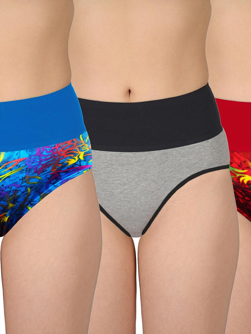 set of 3 printed hipster panty - 18109119 -  Zoom Image - 0