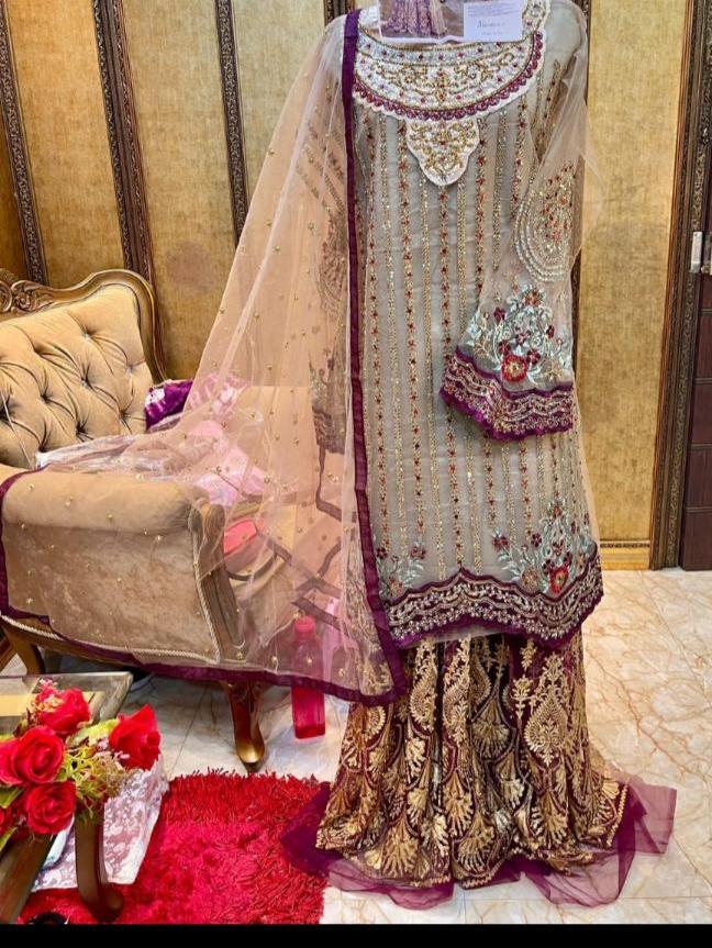 velvet digital print with dupattas  - 18109258 -  Zoom Image - 0