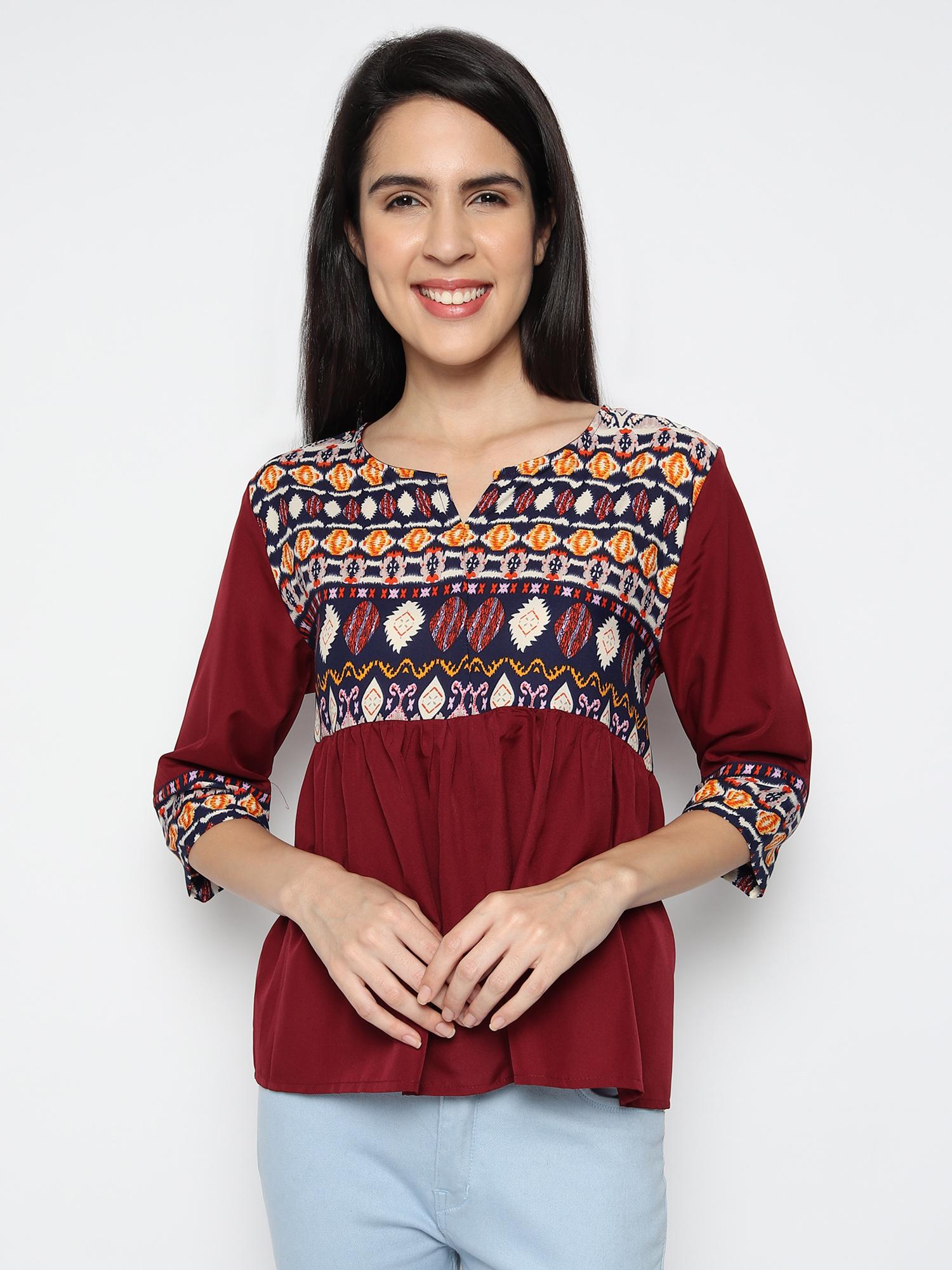 trendy women's top & tunics, party - 18109265 - Zoom Image - 0