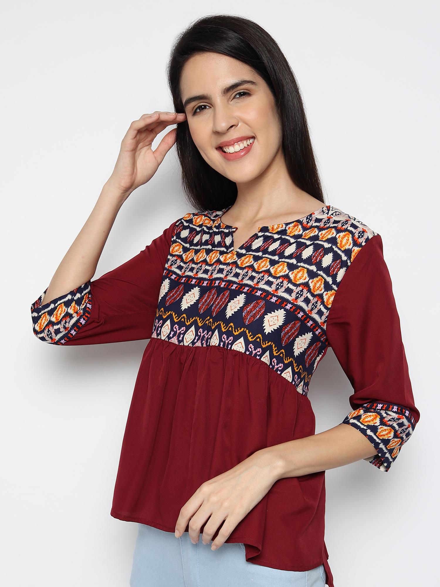 casual regular sleeves floral print women - 18109305 - Standard Image - 3