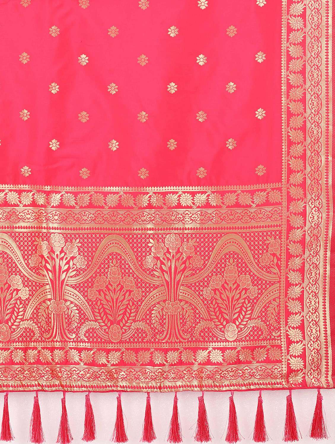 pink silk dupatta - 18109758 -  Standard Image - 3