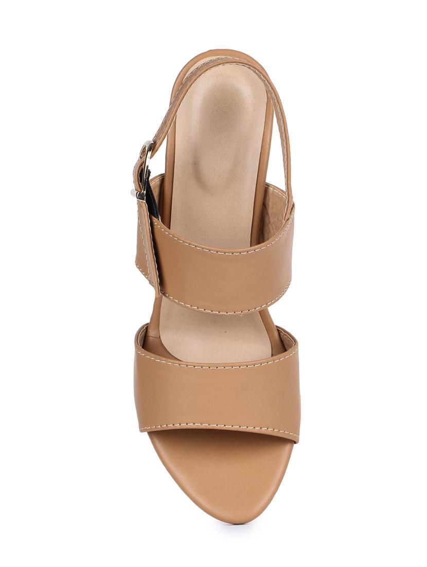 slip on heel sandals - 18110023 - Standard Image - 3