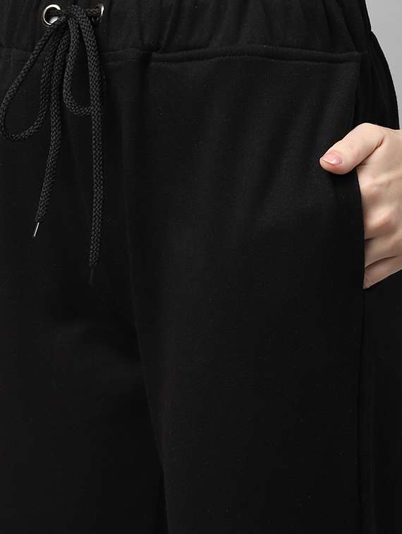 black printed track suit set - 18112442 -  Standard Image - 3