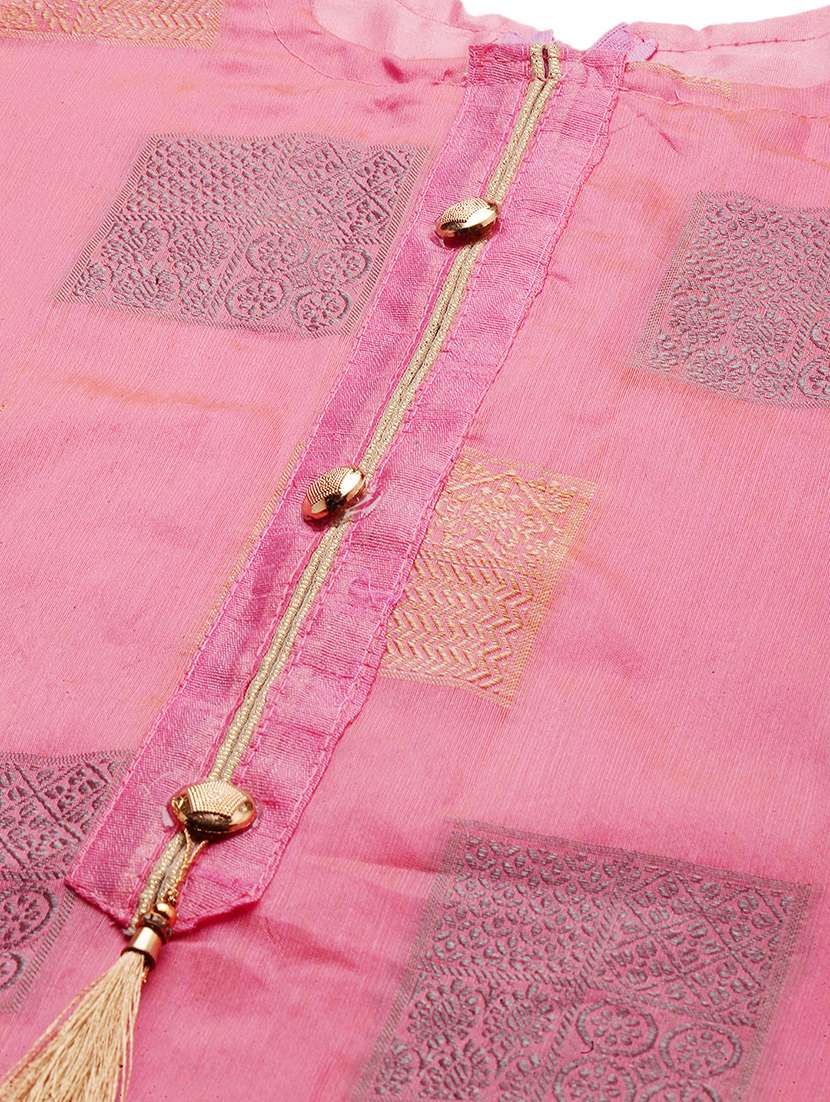 embroidered unstitched suit set - 18113081 -  Standard Image - 3