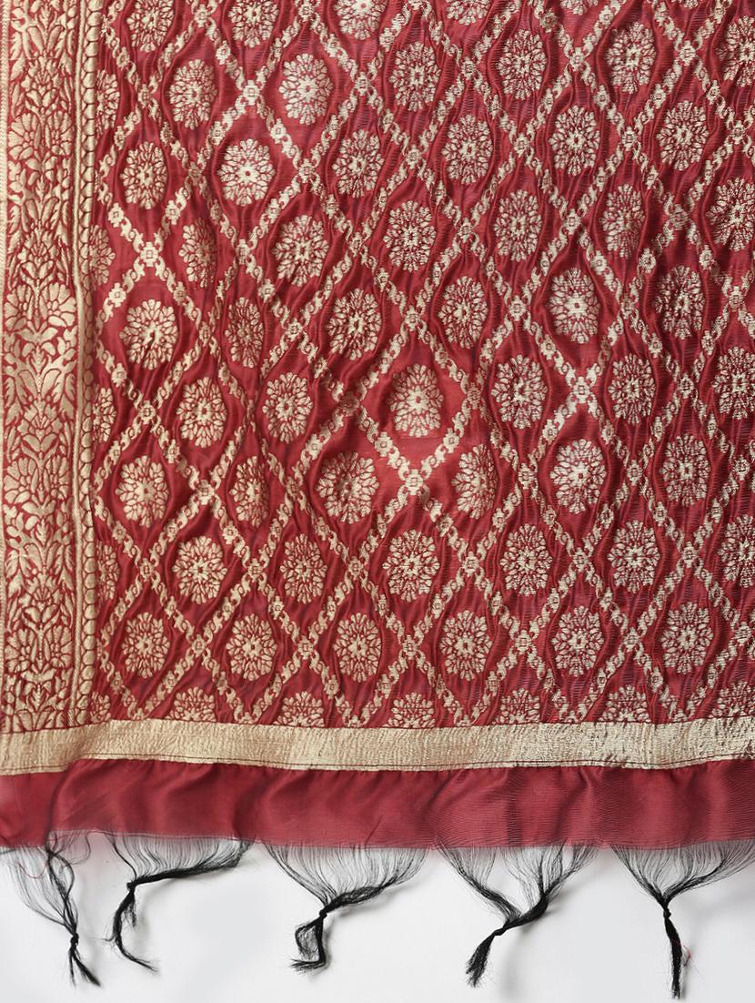 embroidered unstitched suit set - 18113086 - Standard Image - 5