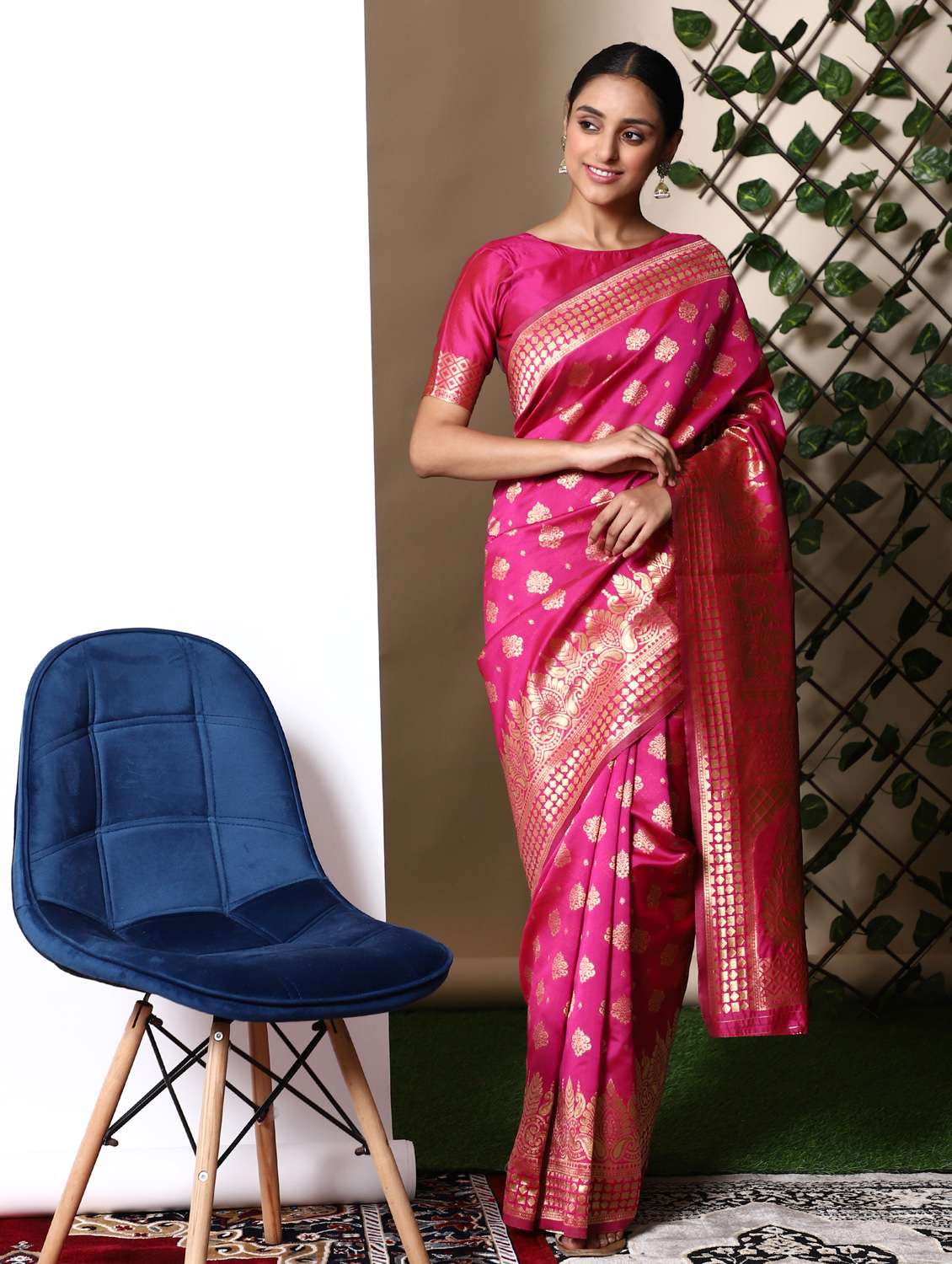 ethnic motifs banarasi saree