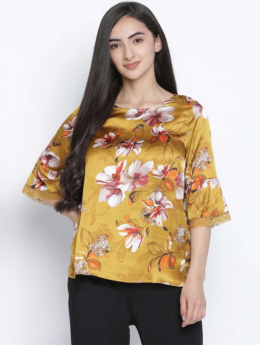 women's straight round neck top - 18116254 - Zoom Image - 0