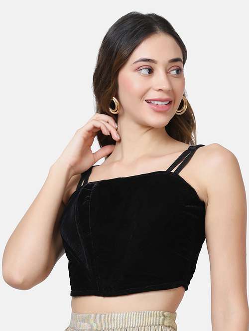 black velvet camisole - 18116277 - Standard Image - 0
