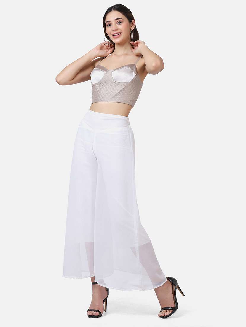 beige satin lette bra - 18116279 -  Standard Image - 3