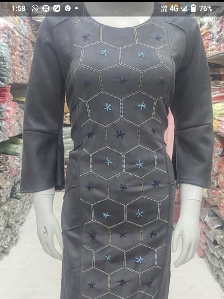 kurti with pant winter collection - 18117363 - Zoom Image - 0