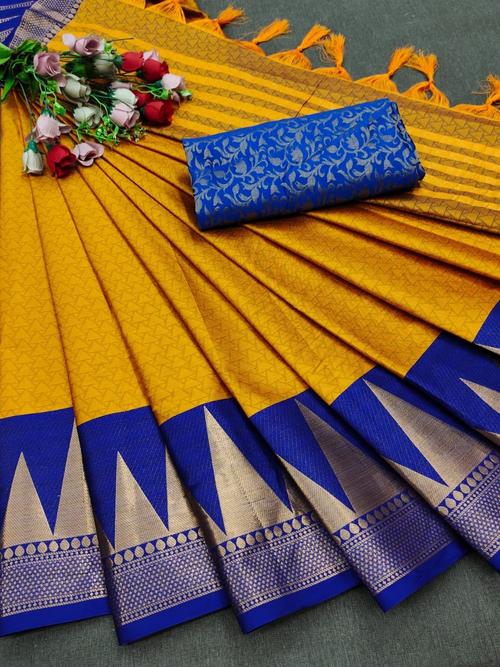 jacquard work silk saree  - 18117420 -  Standard Image - 0