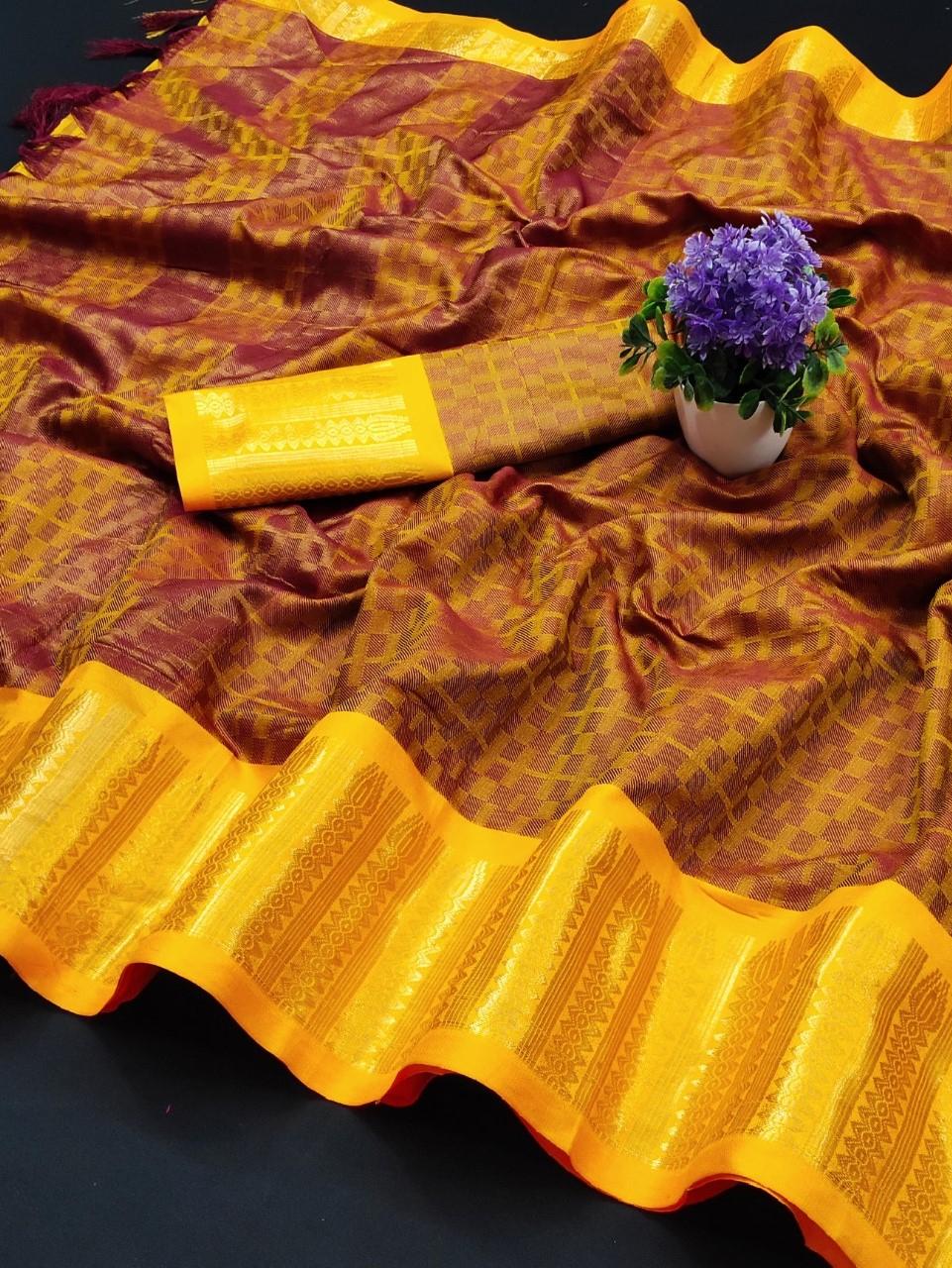 soft cotton silk saree  - 18117447 -  Zoom Image - 0