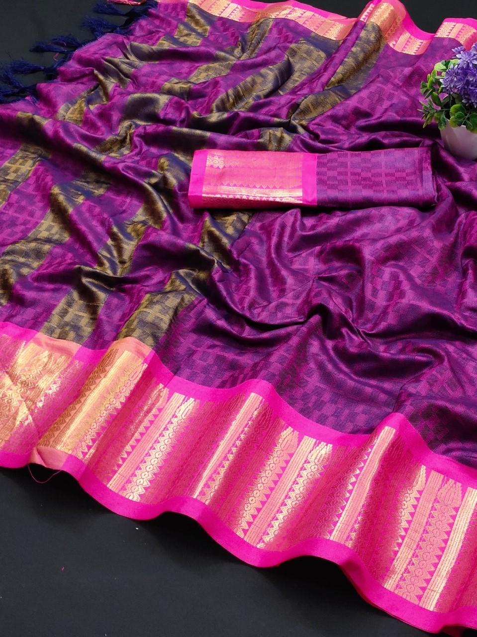 soft cotton silk saree  - 18117454 -  Zoom Image - 0