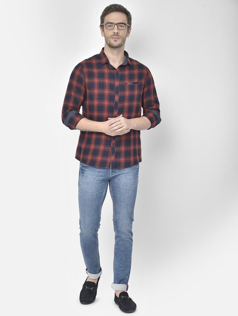red checked casual shirt - 18117637 - Standard Image - 3