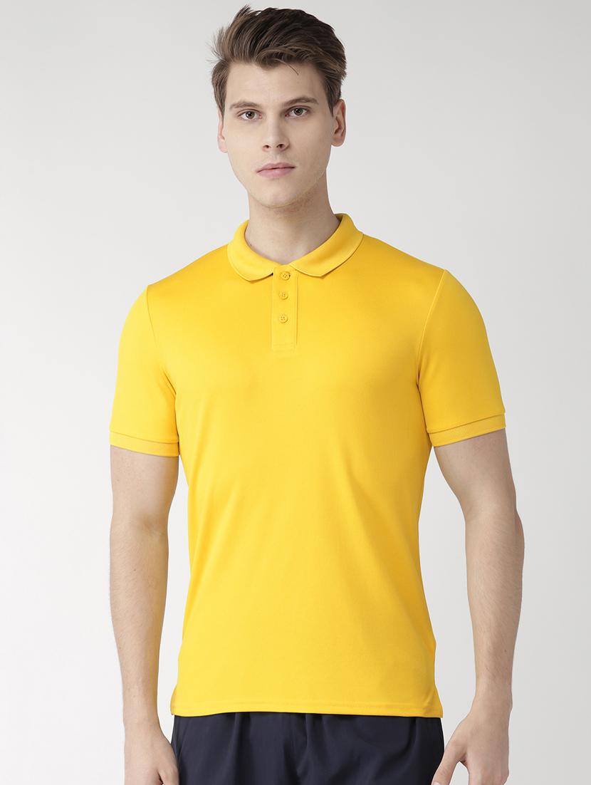 yellow polyester tshirt - 18119402 - Zoom Image - 0