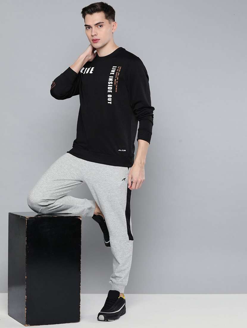 black printed sweatshirt - 18119409 -  Standard Image - 3