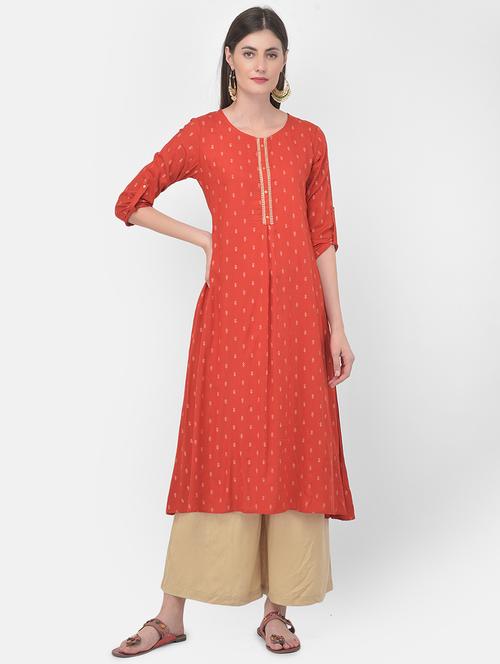 women's a-line kurta - 18120067 -  Standard Image - 0