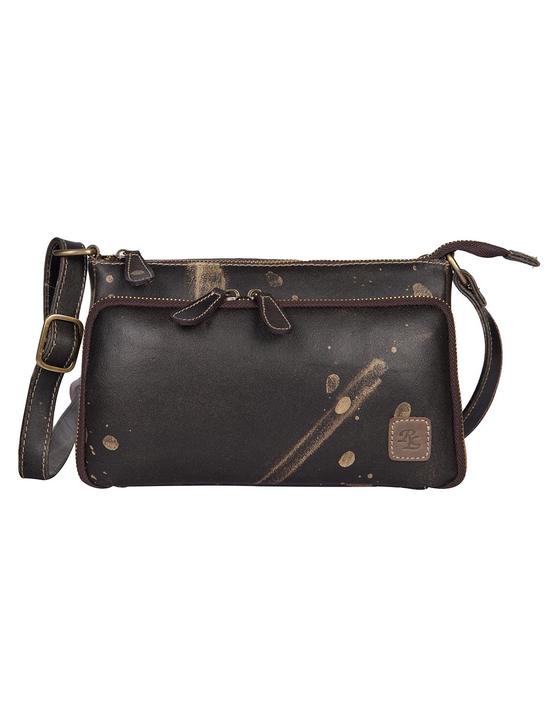 gold suede sling bag - 18138248 - Zoom Image - 0