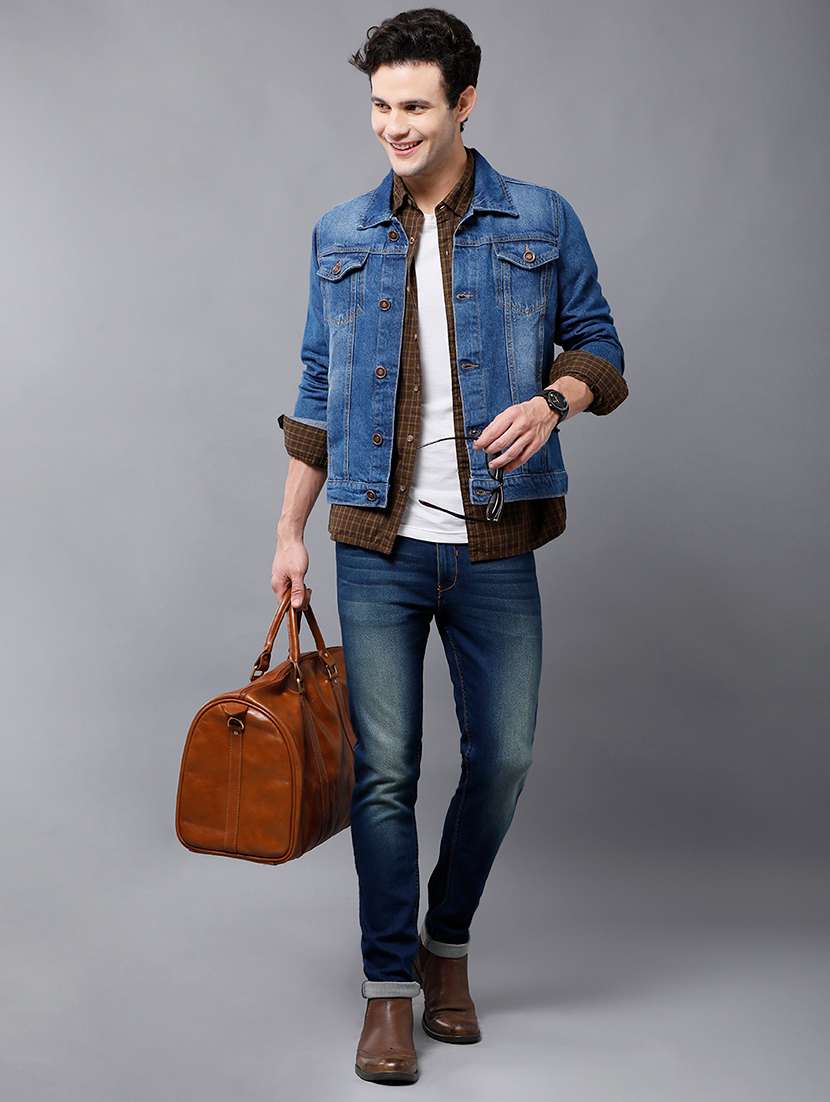 Blue Denim Jacket from Jackets for Men 