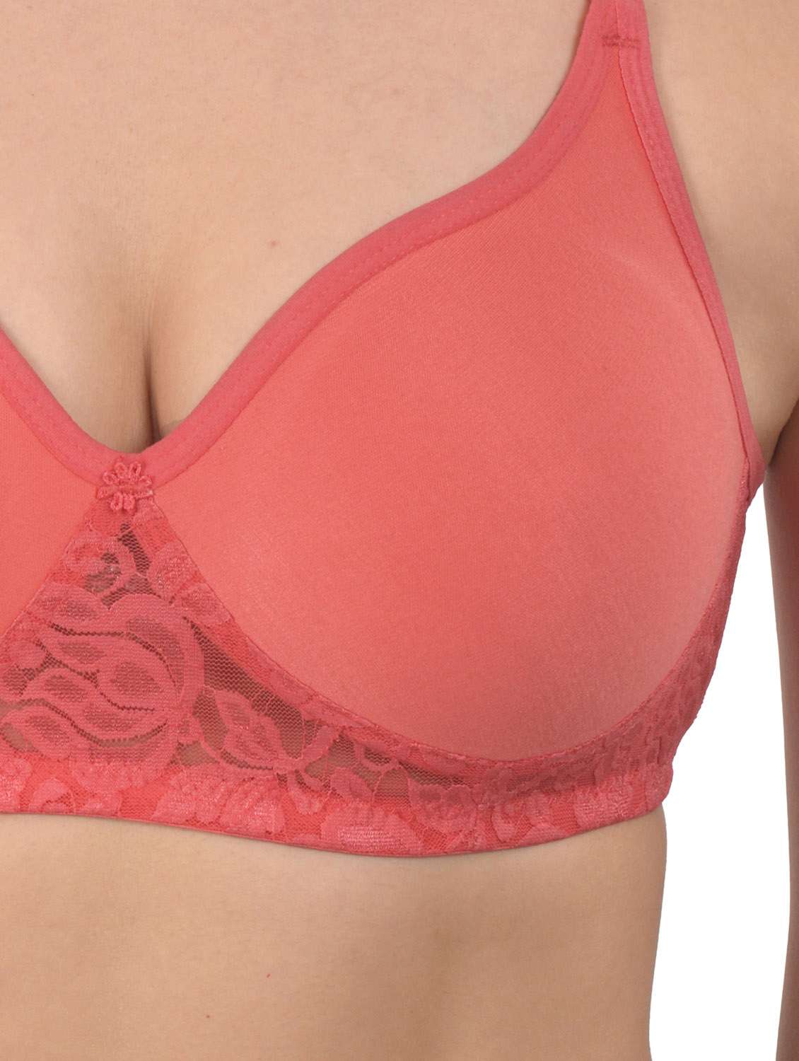 orange solid t-shirt bra - 18138439 -  Standard Image - 3