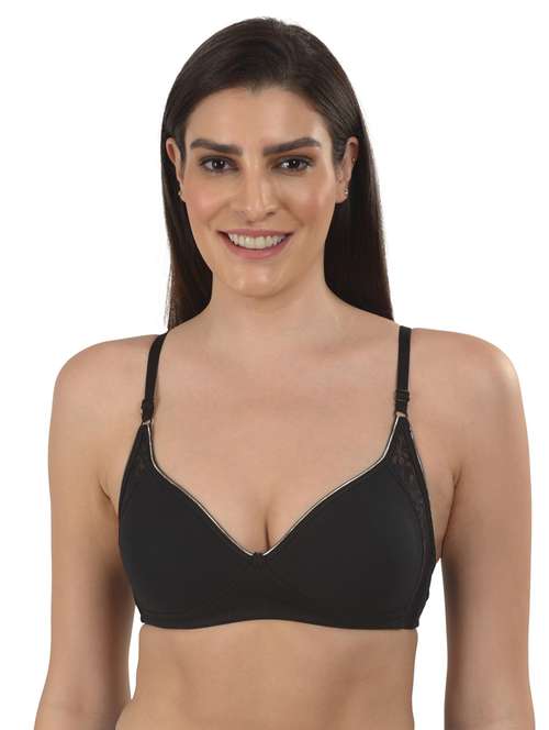 black solid t-shirt bra - 18138447 - Standard Image - 0