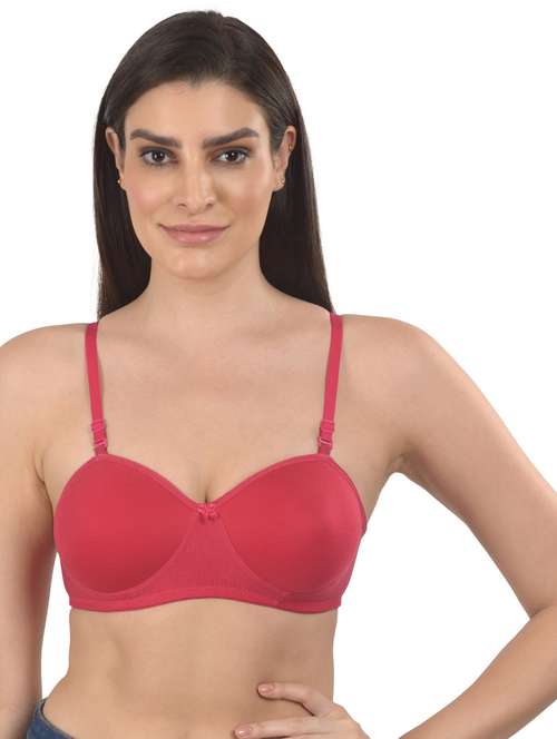 pink solid t-shirt bra - 18138461 -  Standard Image - 0