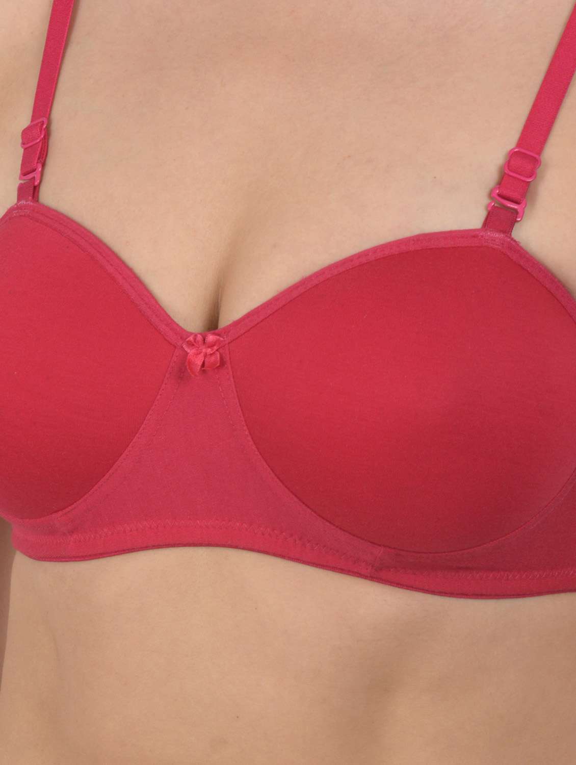pink solid t-shirt bra - 18138461 -  Standard Image - 3