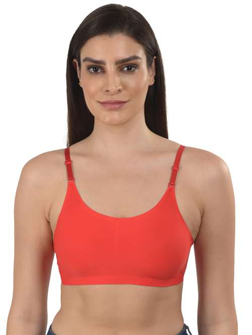 red solid t-shirt bra - 18138477 -  Standard Image - 0