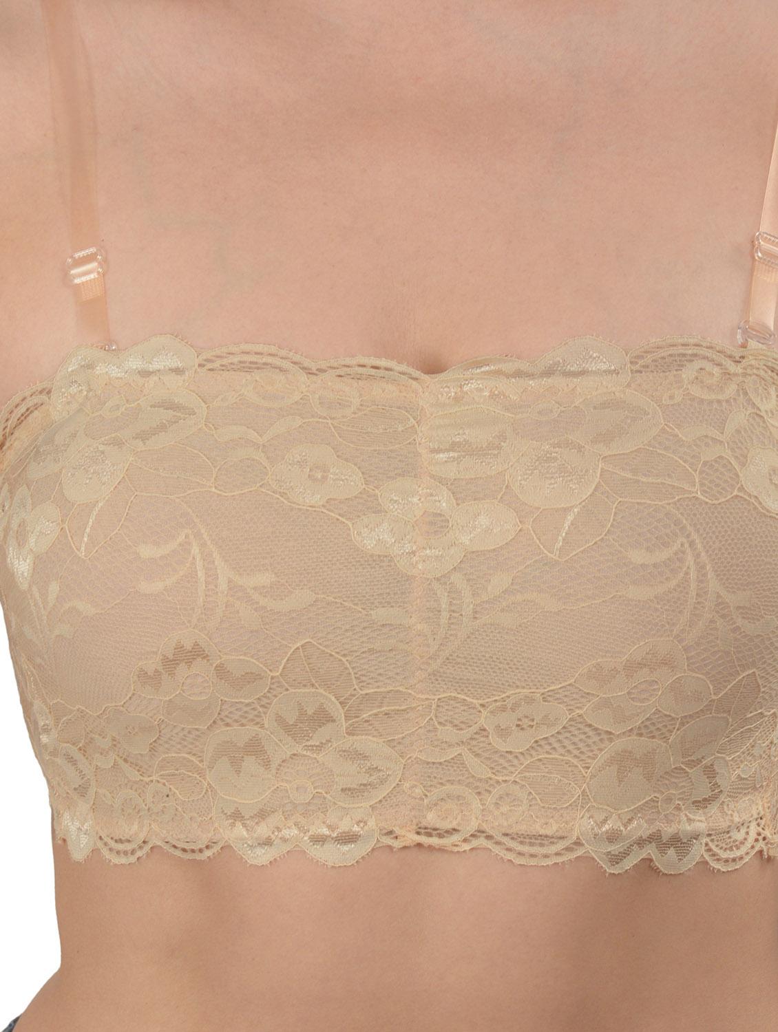 beige solid regular bra - 18138491 - Standard Image - 3