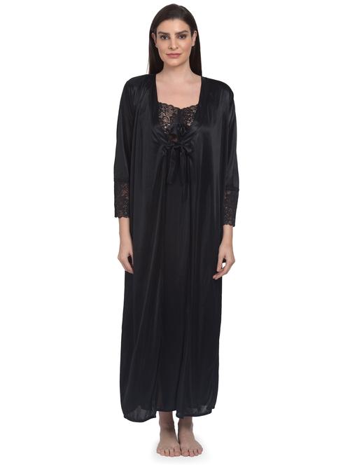 black nylon babydoll - 18138544 -  Standard Image - 0