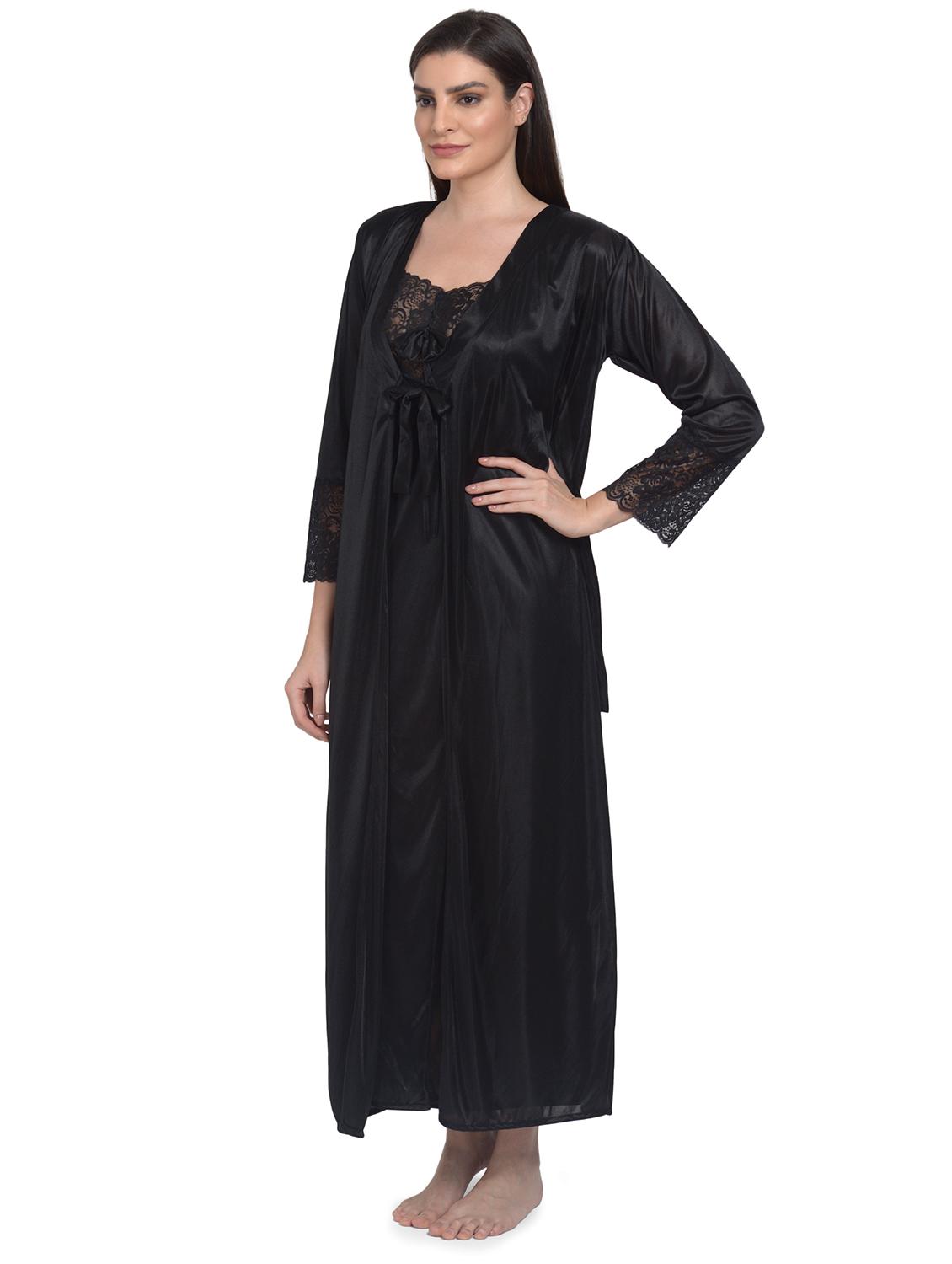 black nylon babydoll - 18138544 - Standard Image - 3