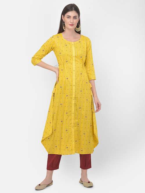 women's front slit kurta - 18141342 -  Standard Image - 0