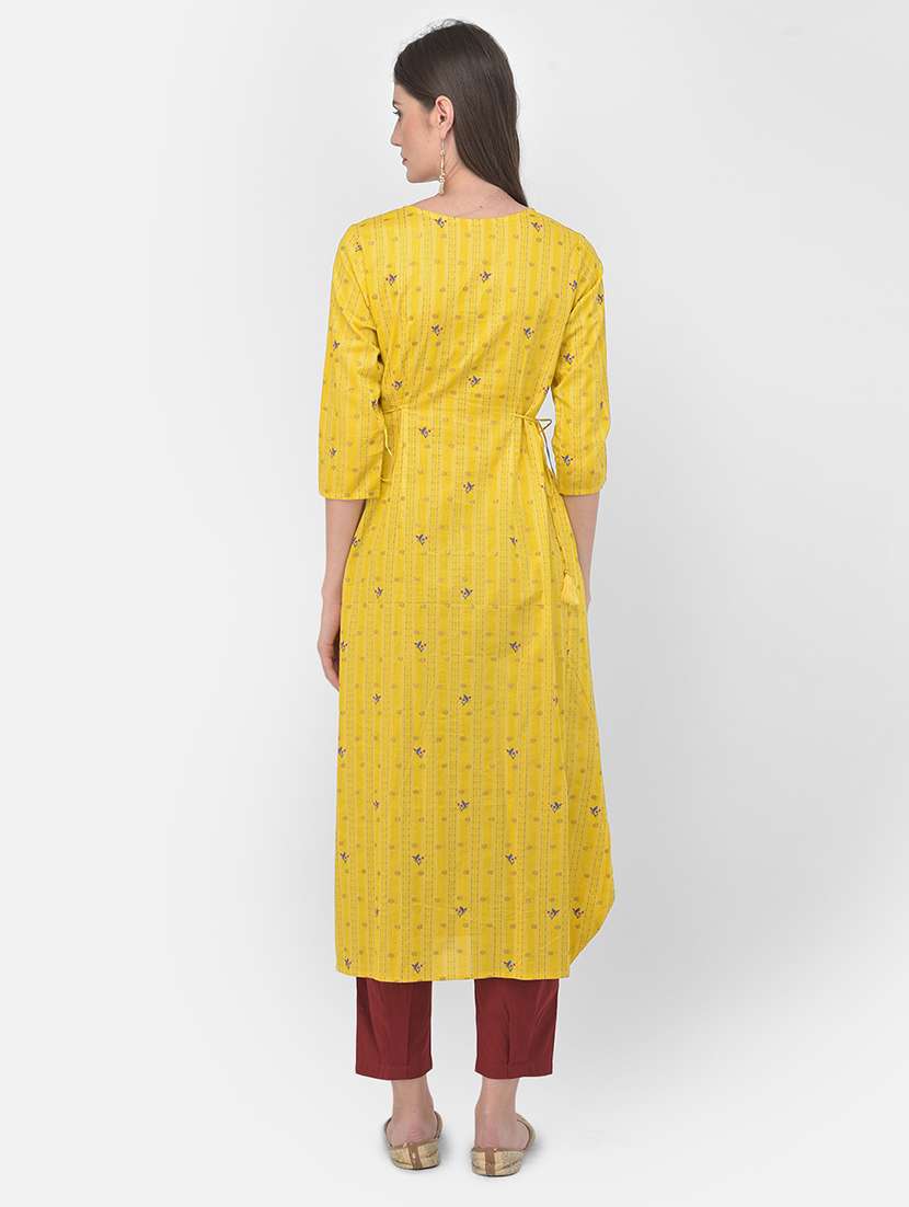 women's front slit kurta - 18141342 - Standard Image - 3