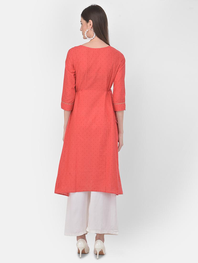 women's a-line kurta - 18141349 - Standard Image - 3