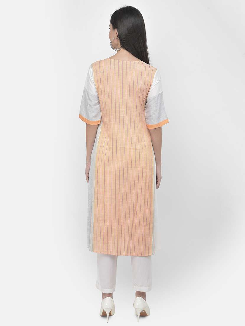 women's a-line kurta - 18141356 -  Standard Image - 3