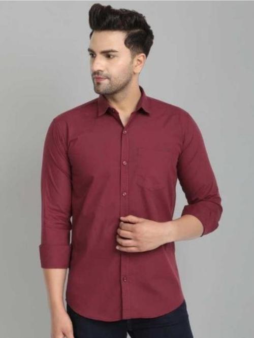 red cotton shirt - 18141932 -  Standard Image - 0