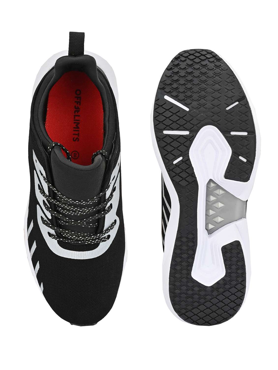 black mesh sport shoes - 18142412 -  Standard Image - 3