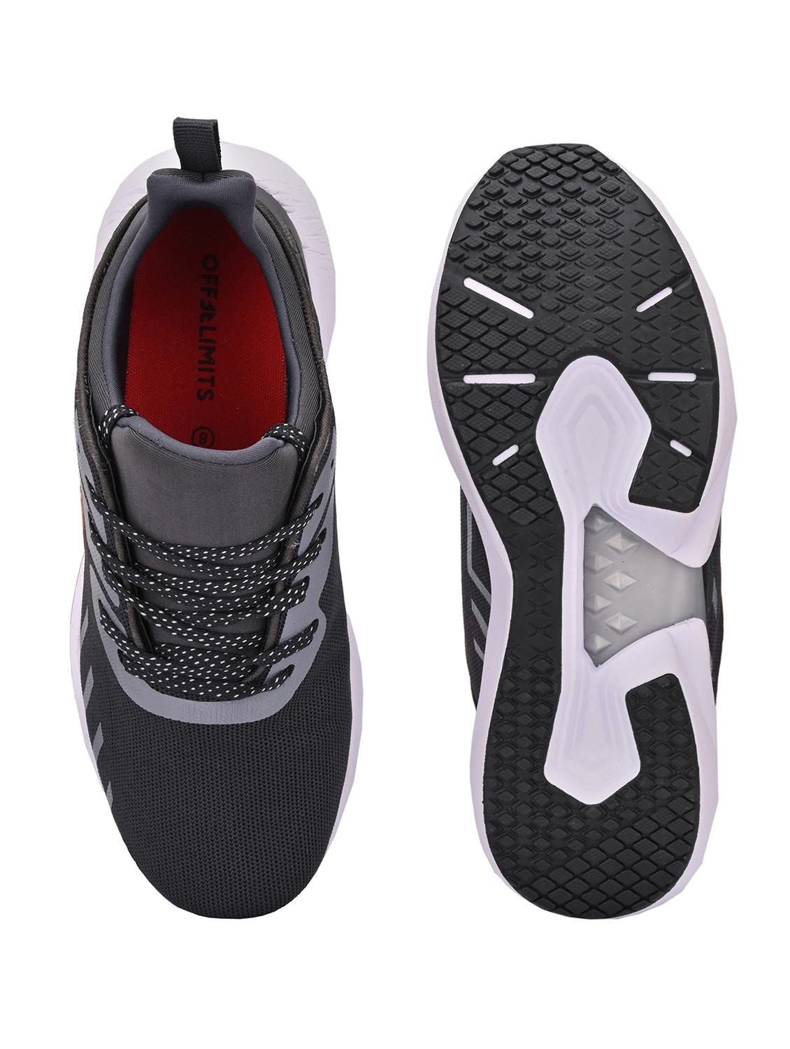 grey mesh sport shoes - 18142413 - Standard Image - 3