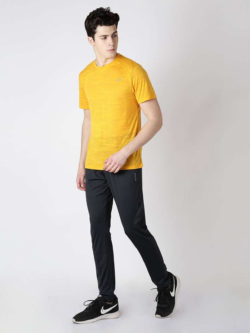 grey polyester full length track pant - 18143516 - Standard Image - 3