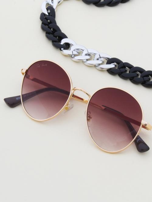 fairplay by ted smith uv protection round sunglasses stylish trending for men women (54) - 18145783 -  Standard Image - 0