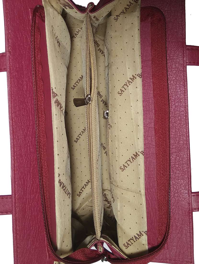 multi colored leatherette (pu) combo handbag - 18146346 -  Standard Image - 3