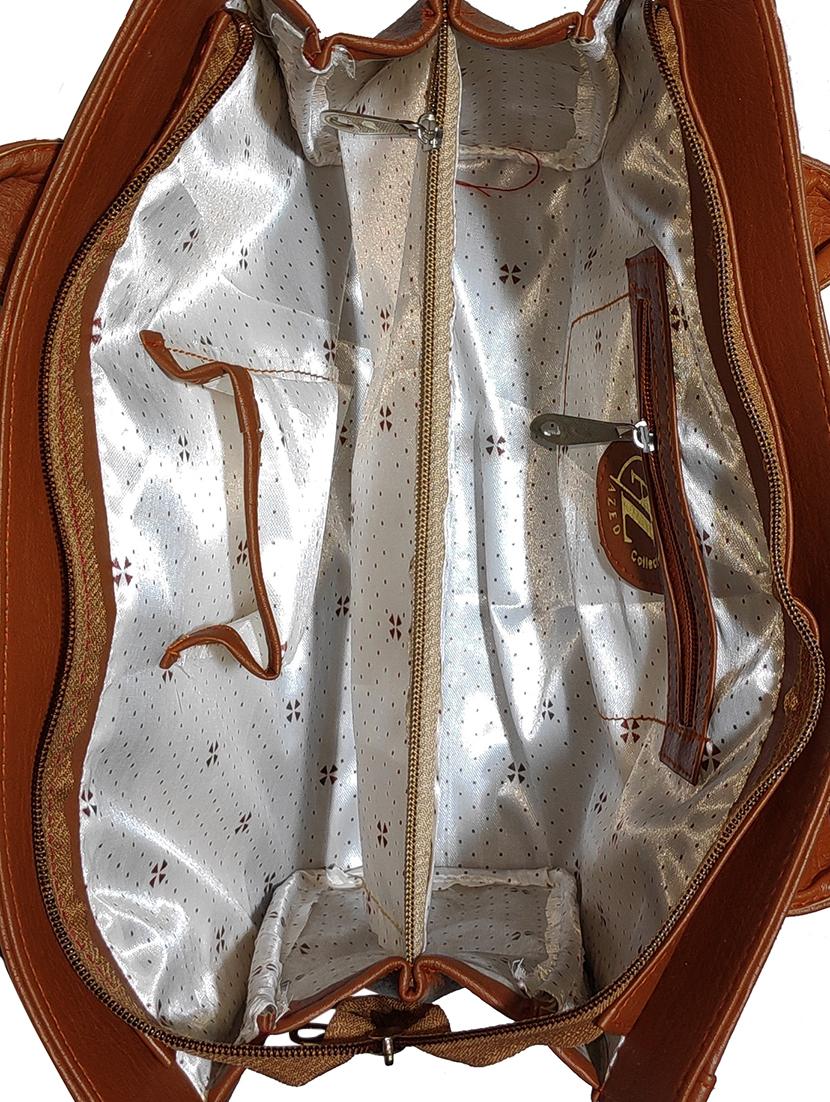 multi colored leatherette (pu) combo handbag - 18146355 - Standard Image - 3