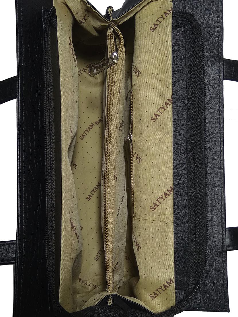 multi colored leatherette (pu) combo handbag - 18146366 - Standard Image - 3